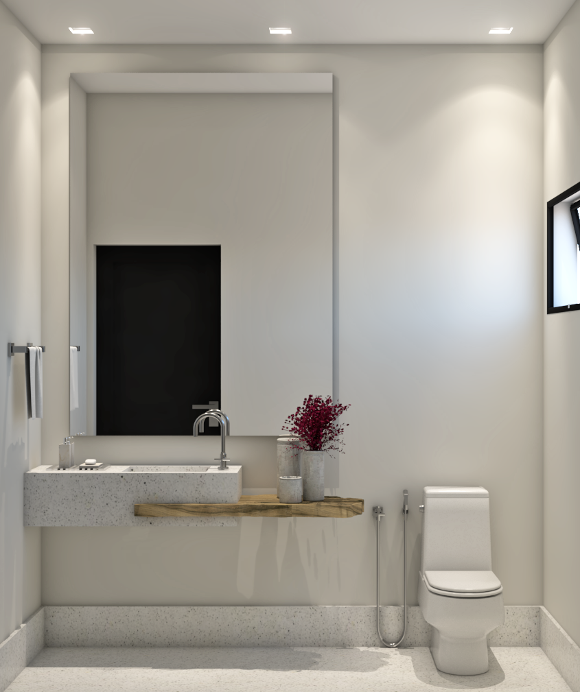 Lavabo casa na lagoa Formiga