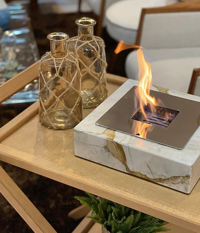 Lareiras ecológicas a nova tendência de conforto e sofisticação