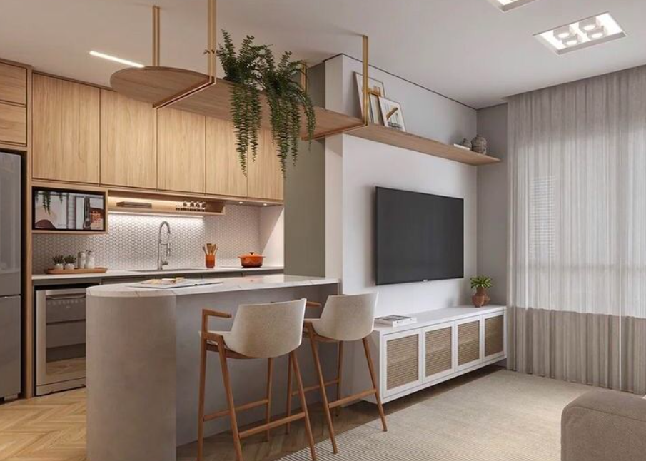 Ter ou não uma cozinha integrada com a sala