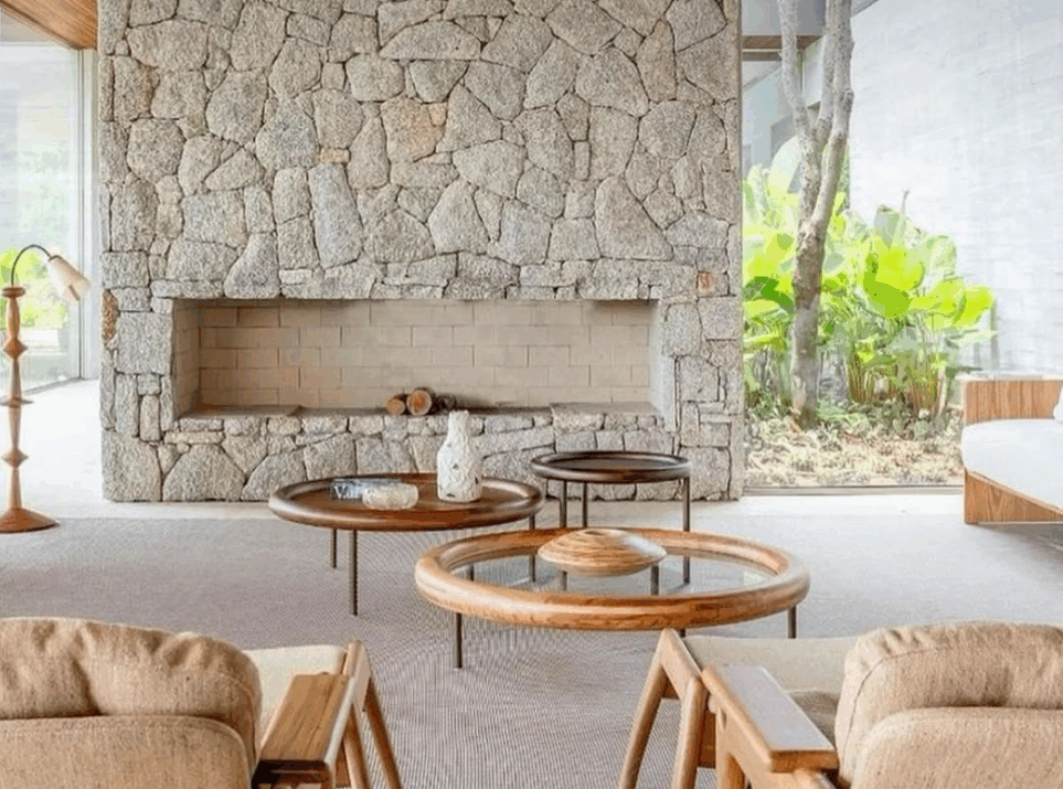 Pedra na sala: 7 maneiras elegantes de usar o material