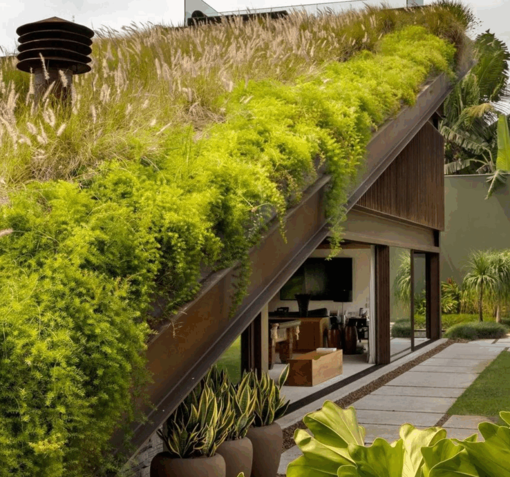 Telhados verdes e jardins verticais benefícios e aplicações