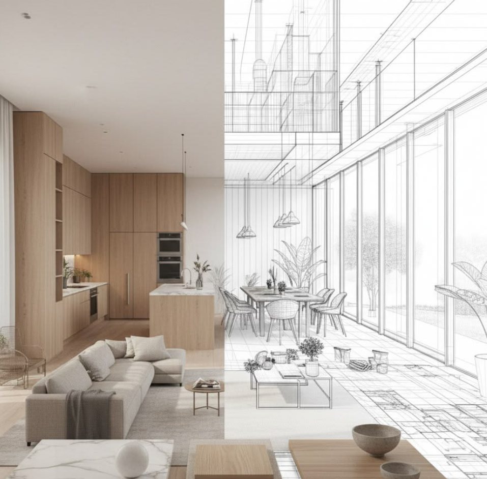 Como planejar uma reforma sem sair de casa durante a obra