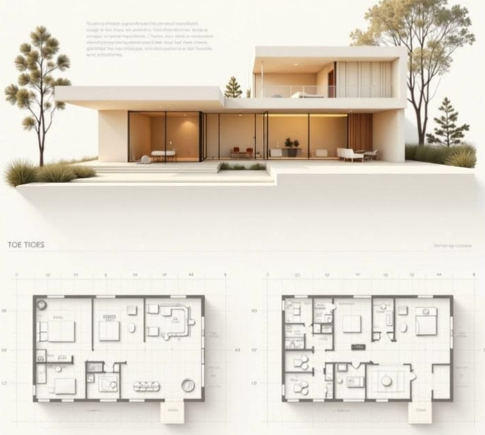 Diferença entre projeto arquitetônico, de interiores e executivo 
