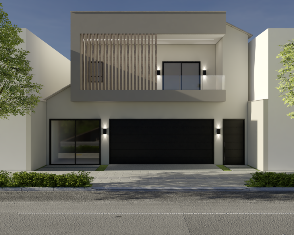Fachada casa Raul Soares