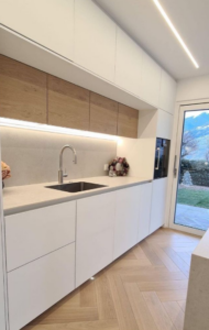 Altura ideal de bancada e armários de cozinha