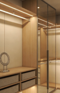 Iluminação ideal para closets
