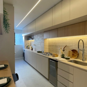 Iluminação correta para bancada de cozinha