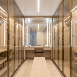 Iluminação ideal para closets