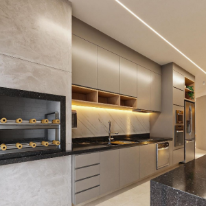 Iluminação para cozinhas gourmet